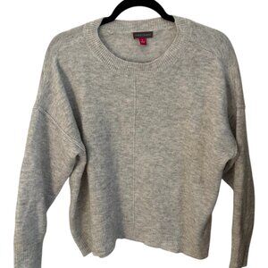 Vince Camuto Light Grey Pullover Sweater Medium